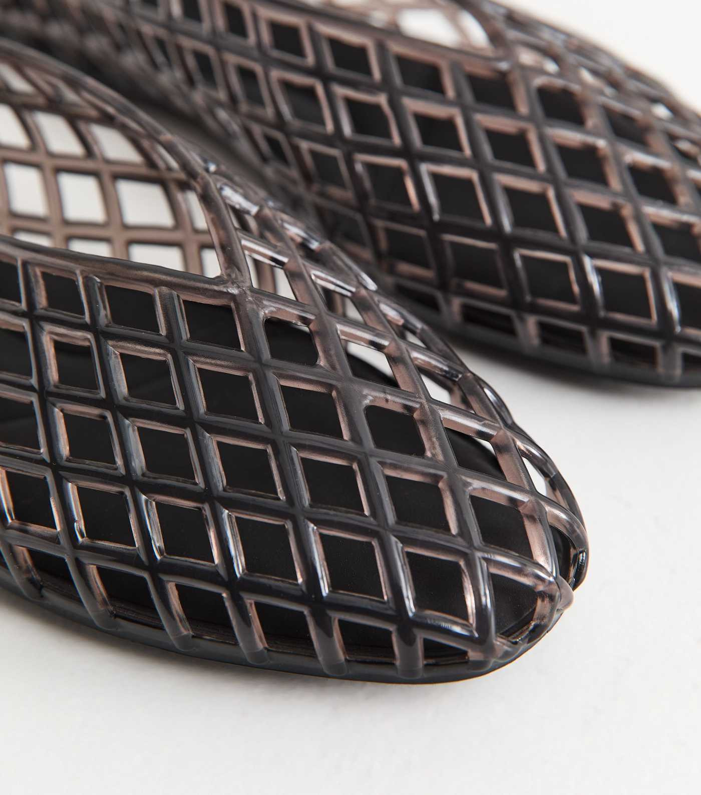 Truffle Grey Jelly Ballet Pumps | New Look | New Look (UK)