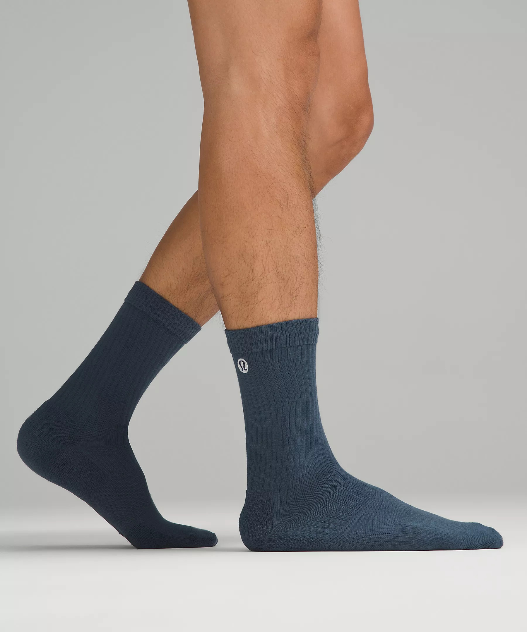 Men's Daily Stride Ribbed Comfort Crew Socks *3 Pack | Men's Socks | lululemon | lululemon (CA)