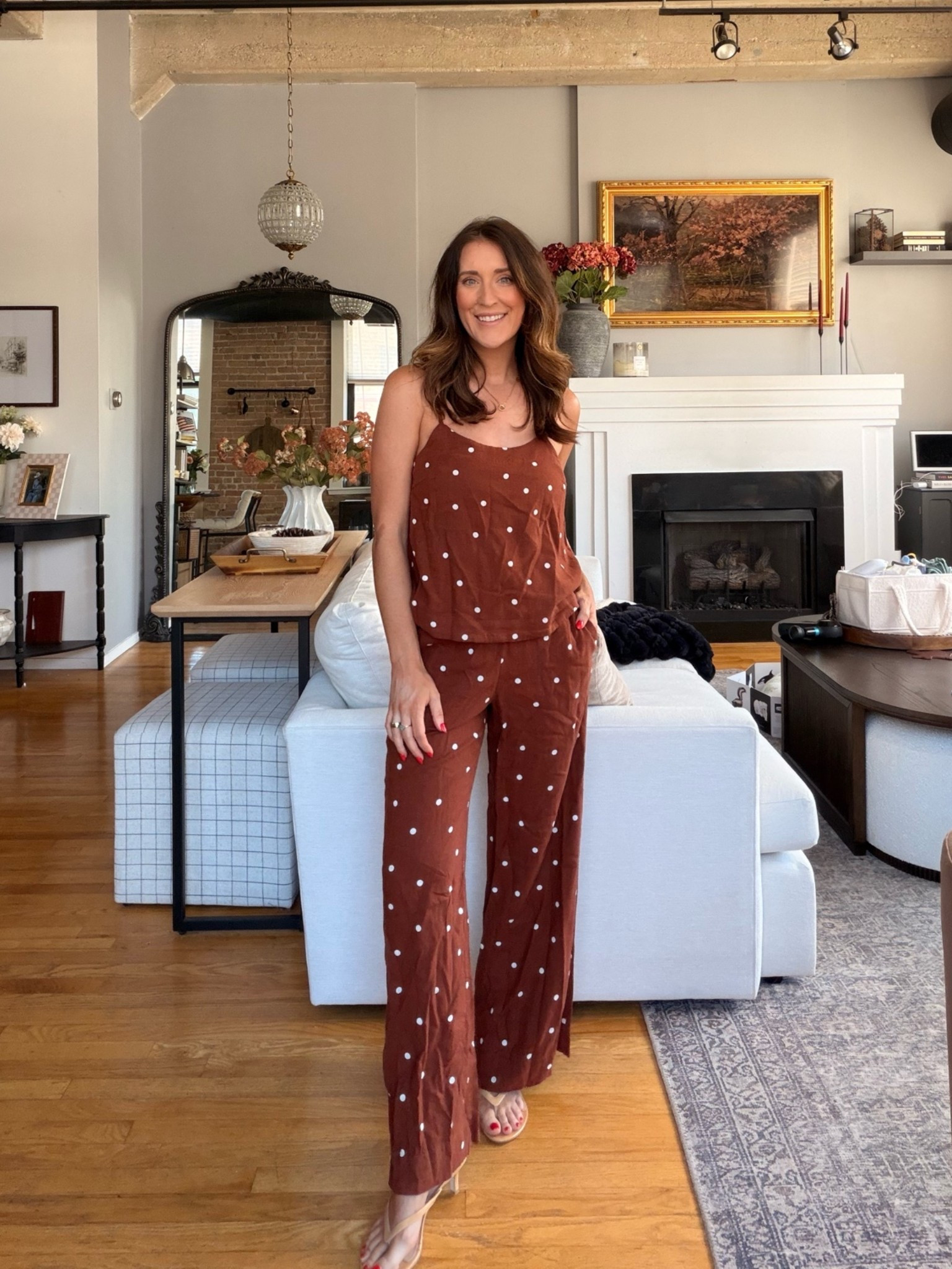 Obsessed with this polka dot set from @Target wearing S top and XS pants

#LTKSaleAlert