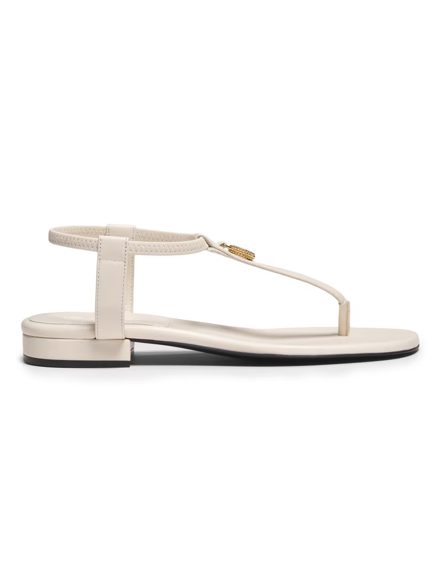 Mindil Leather Flat Sandals | Saks Fifth Avenue