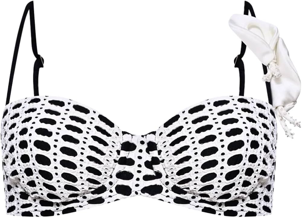 Amazon.com: PATBO, Selene Mesh Color Block Bikini Top, XS, Black : Clothing, Shoes & Jewelry | Amazon (US)