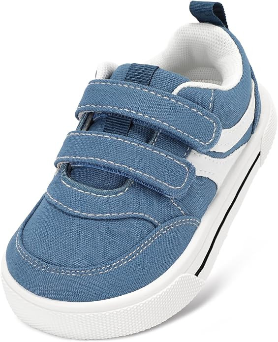 STQ KIDS Toddler Classic Retro Wide Toe Box Sneakers Boys Girls Walking Tennis Shoes Comfort Firs... | Amazon (US)