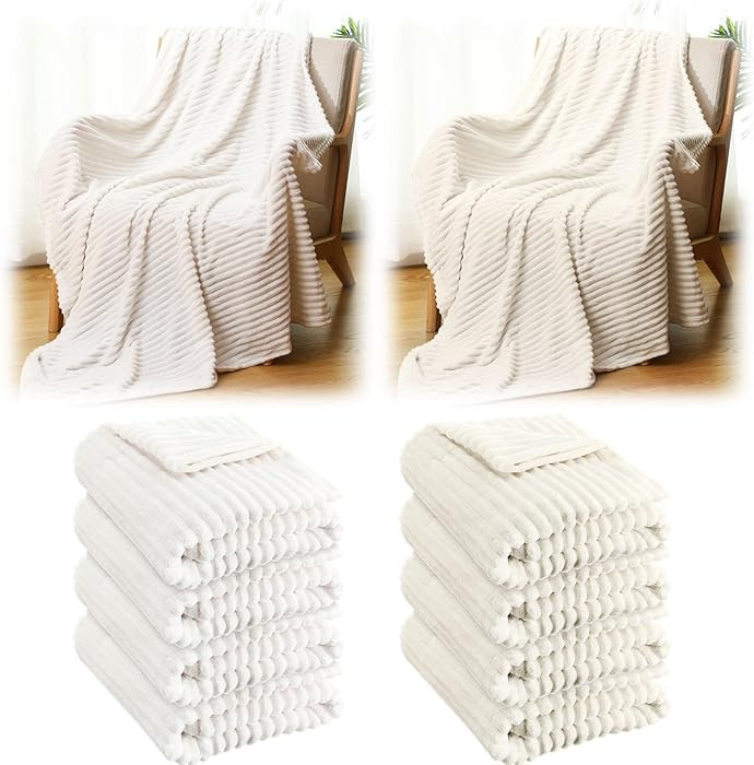 Buryeah 50 x 60 Inches Fleece Throw Blanket Soft Cute Warm Plush Flannel Fluffy Blankets for Sofa... | Amazon (US)