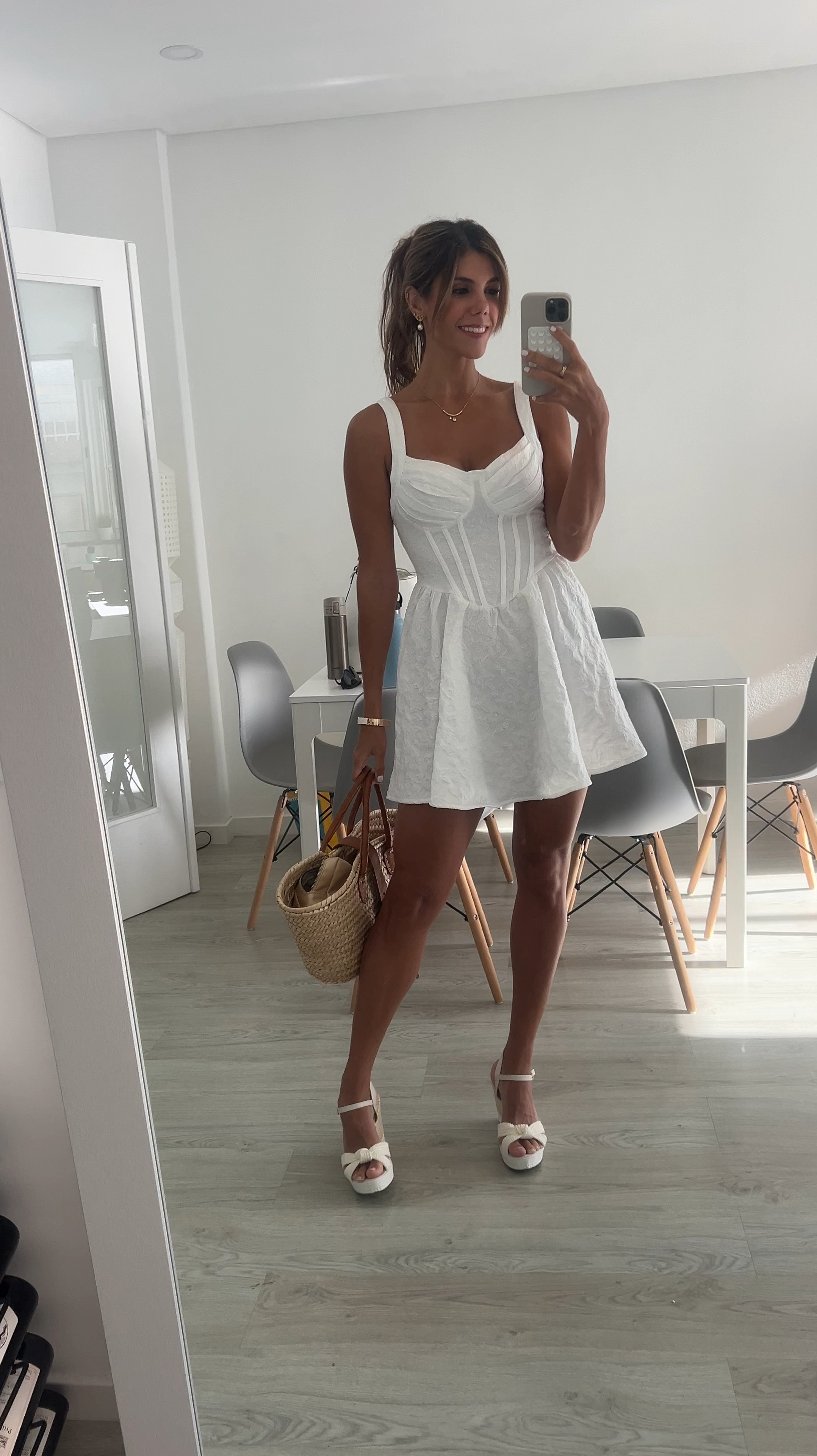 White Corset dress size S
Sandals size EU 38

#LTKSeasonal