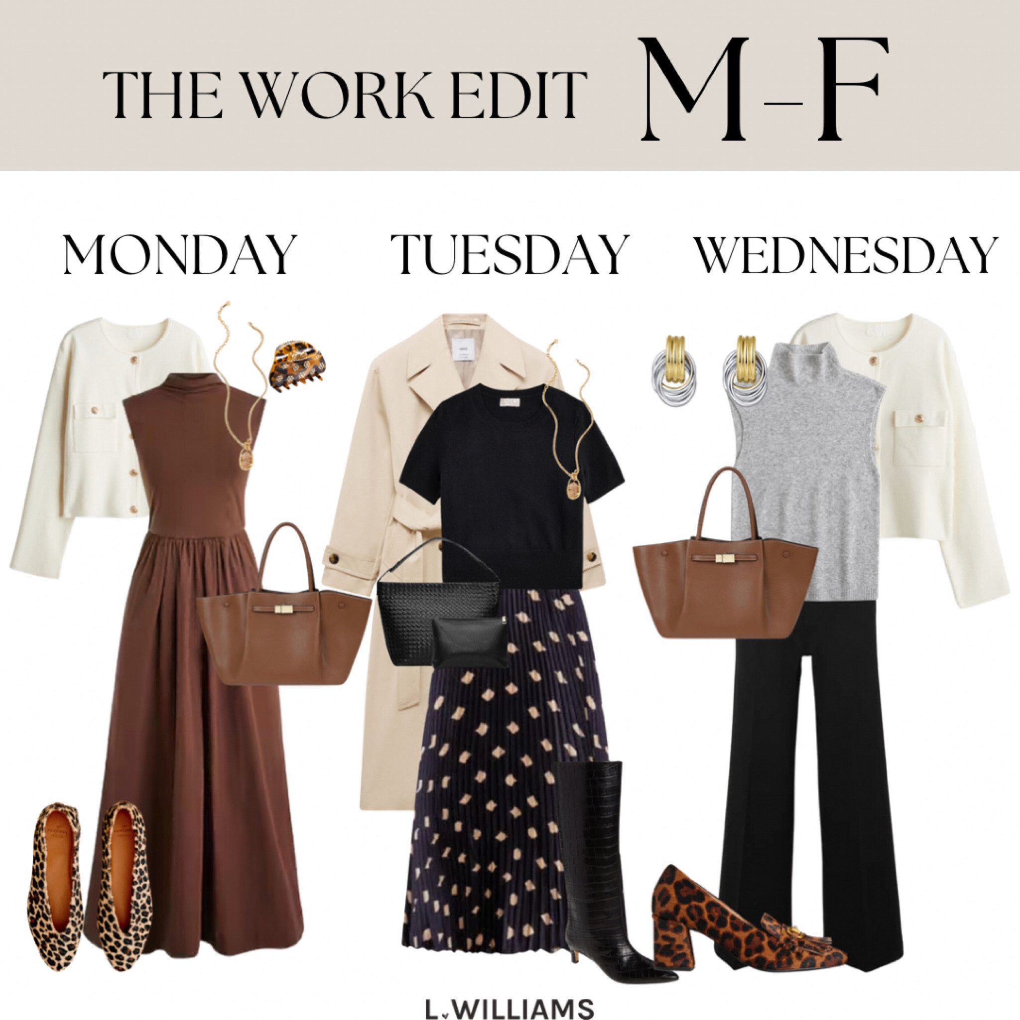 the transitional work edit… styled looks for your weekly outfit inspo 🤎

#LTKStyleTip #LTKSeasonal #LTKBacktoSchool