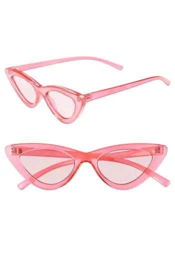 Women's Adam Selman X Le Specs Luxe Last Lolita 49Mm Cat Eye Sunglasses - | Nordstrom