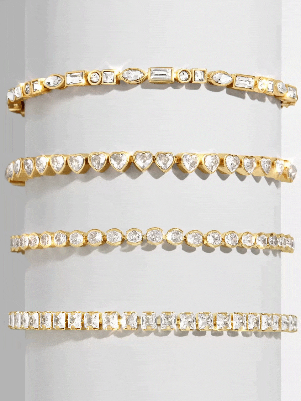 Brooke Tennis Bracelet - Round Stone | BaubleBar