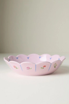 Annette Floral Melamine Pasta Bowls, Set of 4 | Anthropologie (US)