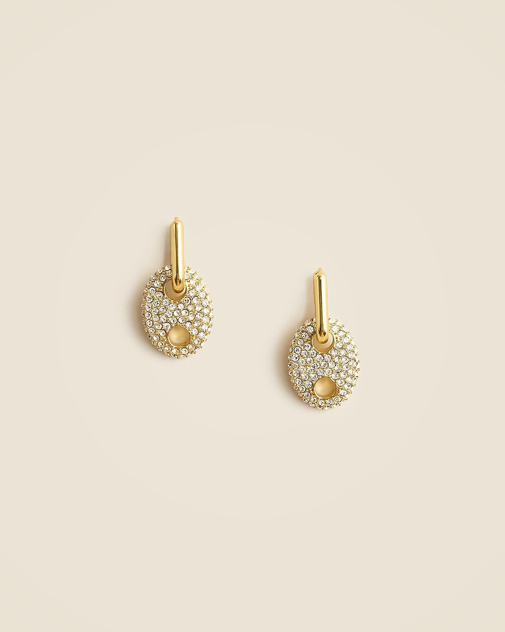 Pavé link earrings | J. Crew US
