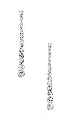 SHASHI Romane Earrings in Silver from Revolve.com | Revolve Clothing (Global)
