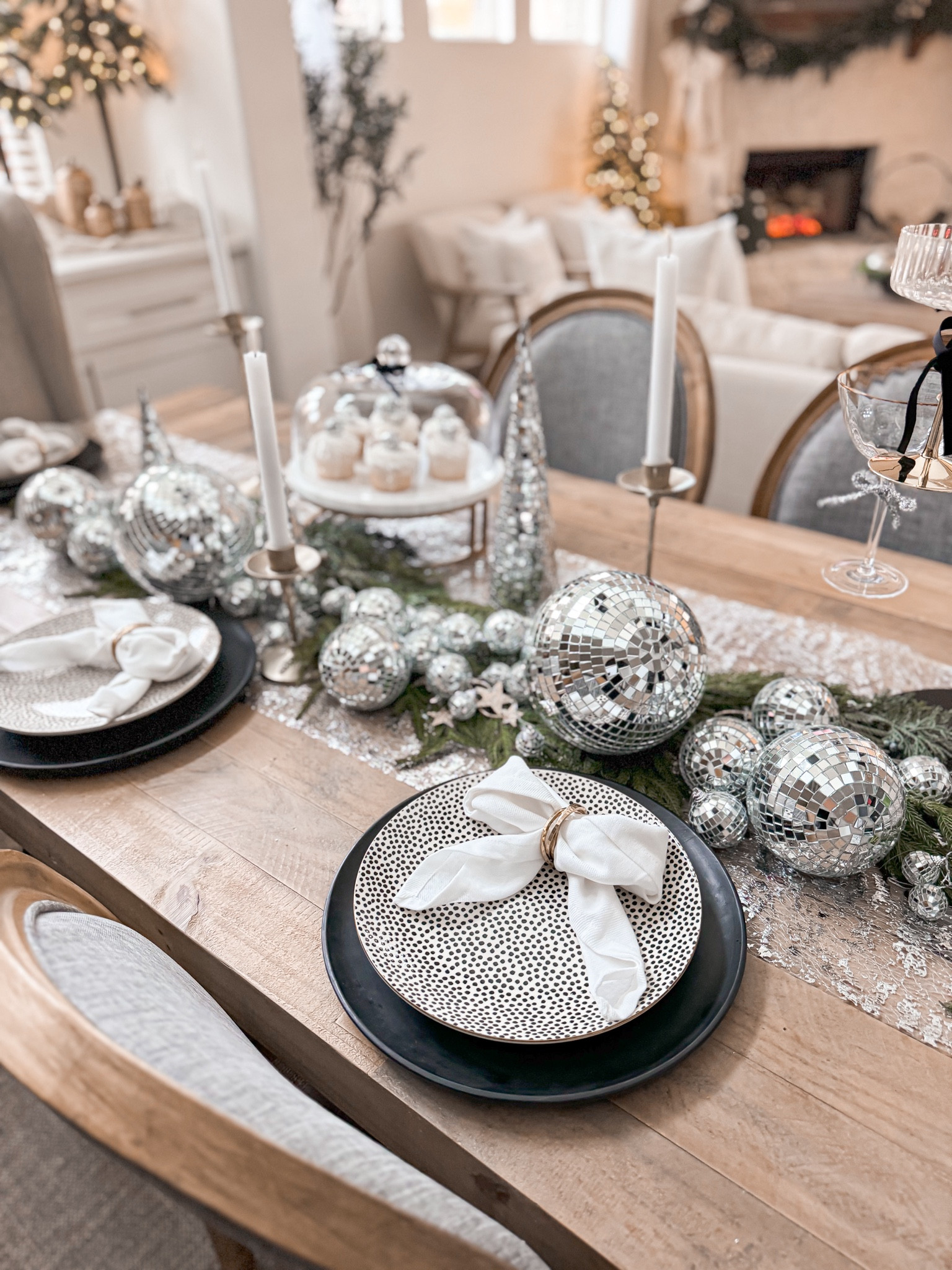 New Year’s tabelscape and hosting ideas - drink tower from Amazon - perfecting for any holiday or party or hosting event! 
New Year’s Eve party - hosting New Year’s Eve - disco ball theme 

#LTKSeasonal #LTKHoliday #LTKhome