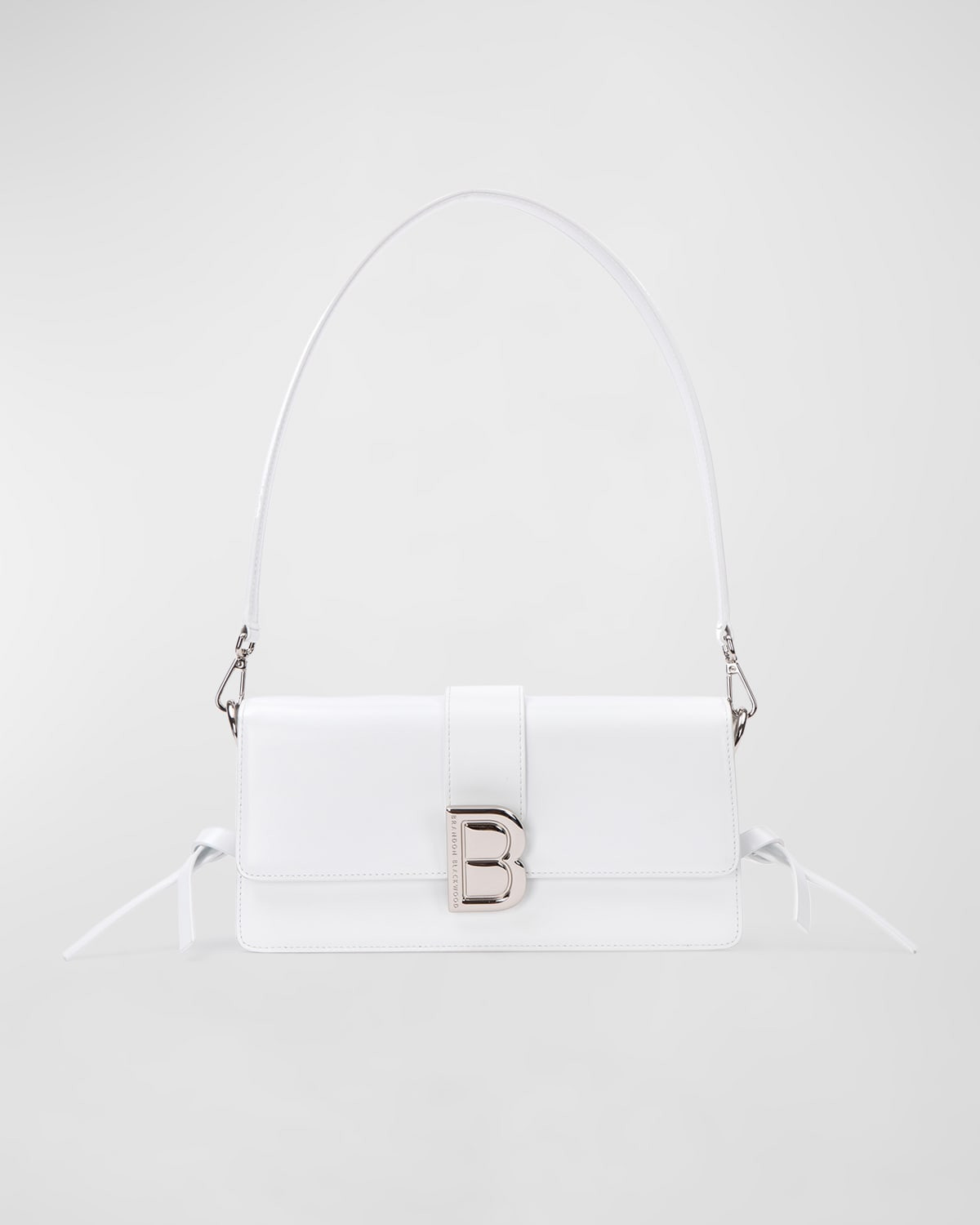 Nia Flap Leather Shoulder Bag | Neiman Marcus