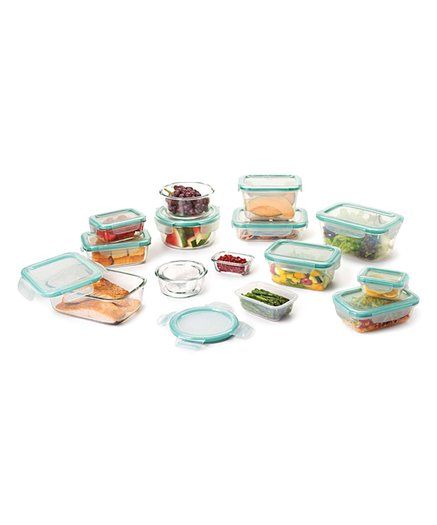 OXO Good Grips 30-Ct Smart Seal Glass & Plastic Container Set | Best Price and Reviews | Zulily | Zulily