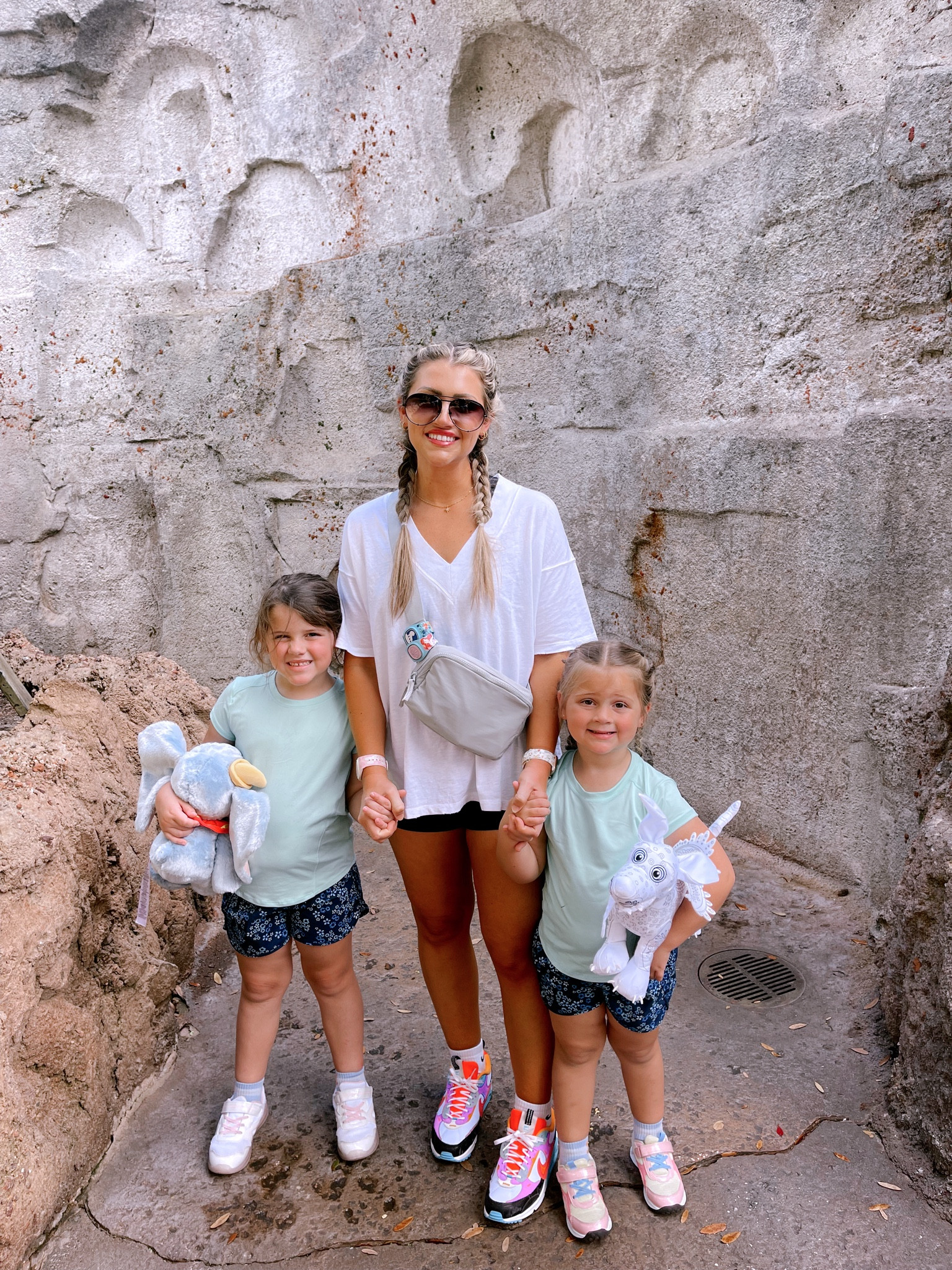 Our Disney outfits! Size small tee - runs big / M shorts / girls outfits are TTS for them 