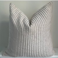 Handmade Beige Boucle Chenille Pillowcover Soft Textured Cushion | Etsy (US)