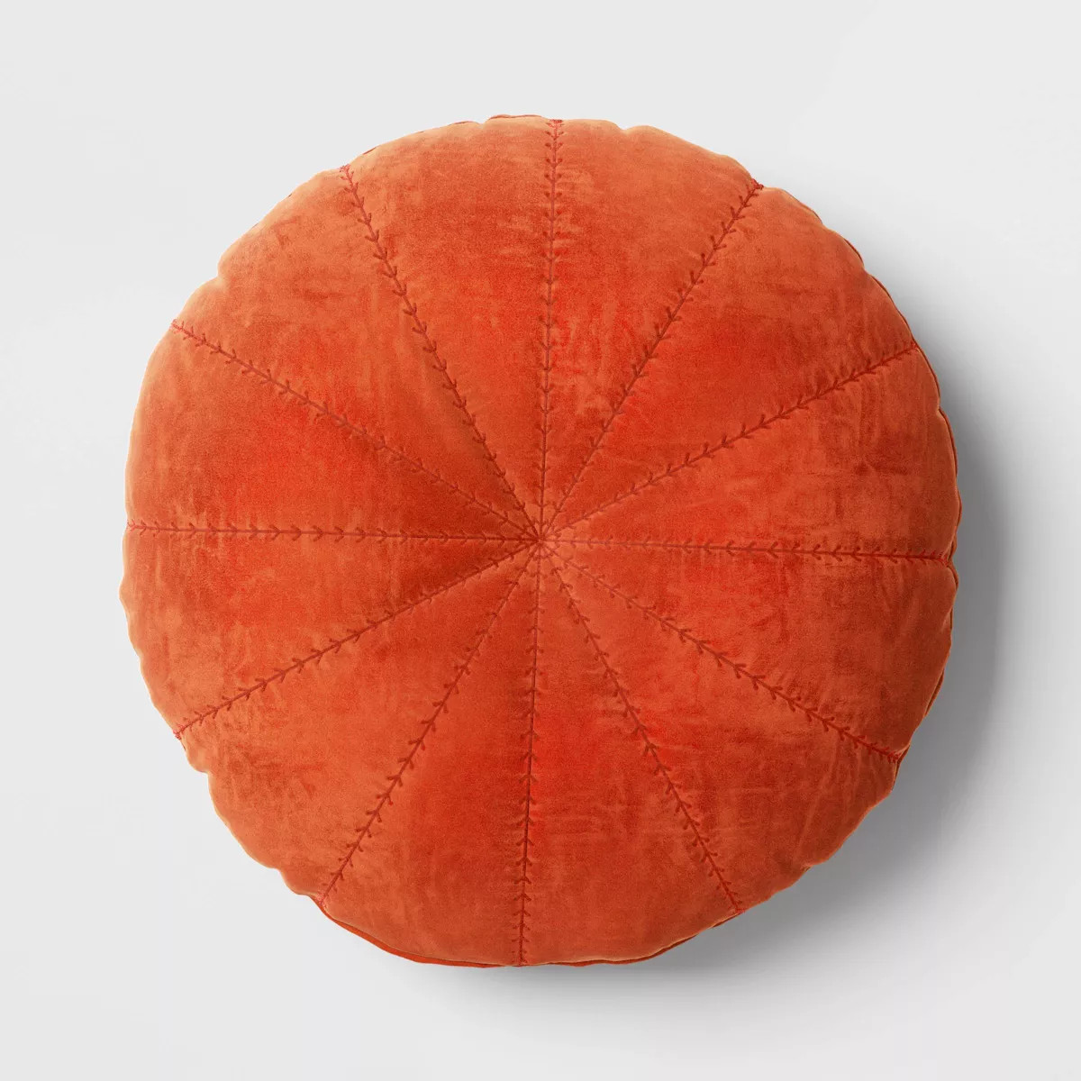 Round Cotton Velvet Quilted Pillow - Threshold™ | Target