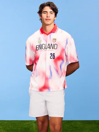 FIFA World Cup 26™ England Lifestyle Collared Jersey T-Shirt for Men | Old Navy (US)