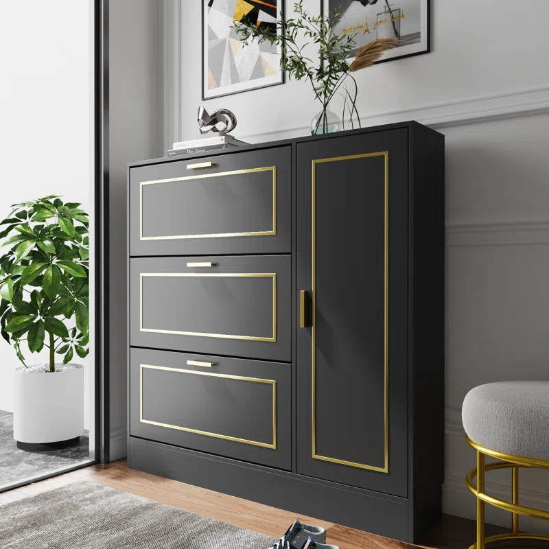 24 Pair Shoe Storage Cabinet | Wayfair North America