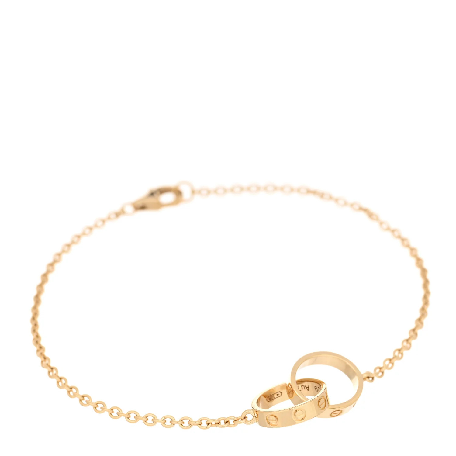 18K Yellow Gold Interlocking LOVE Bracelet | FASHIONPHILE (US)
