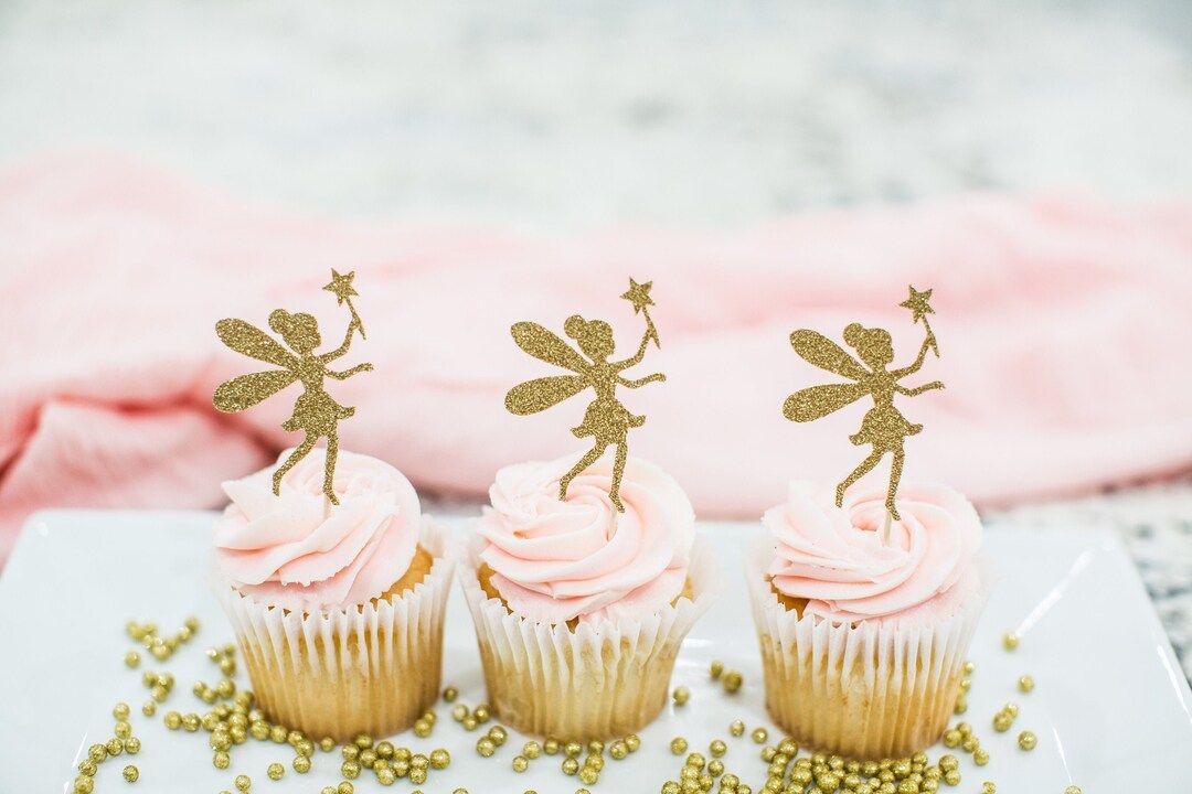 Fairy Cupcake Toppers Fairy Birthday Fairy Party - Etsy | Etsy (US)