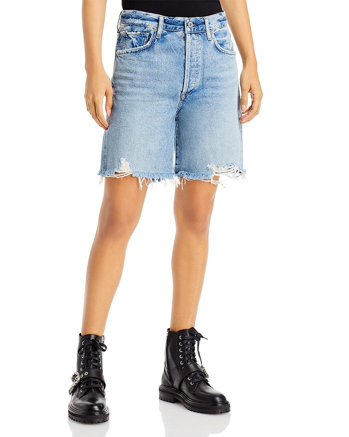 Camilla Frayed Hem Shorts in Vanja | Bloomingdale's (US)