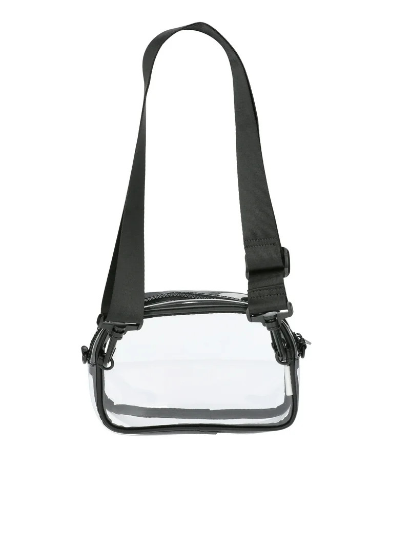 No Boundaries Women's Hands Free Belt Bag, Clear | Walmart (US)