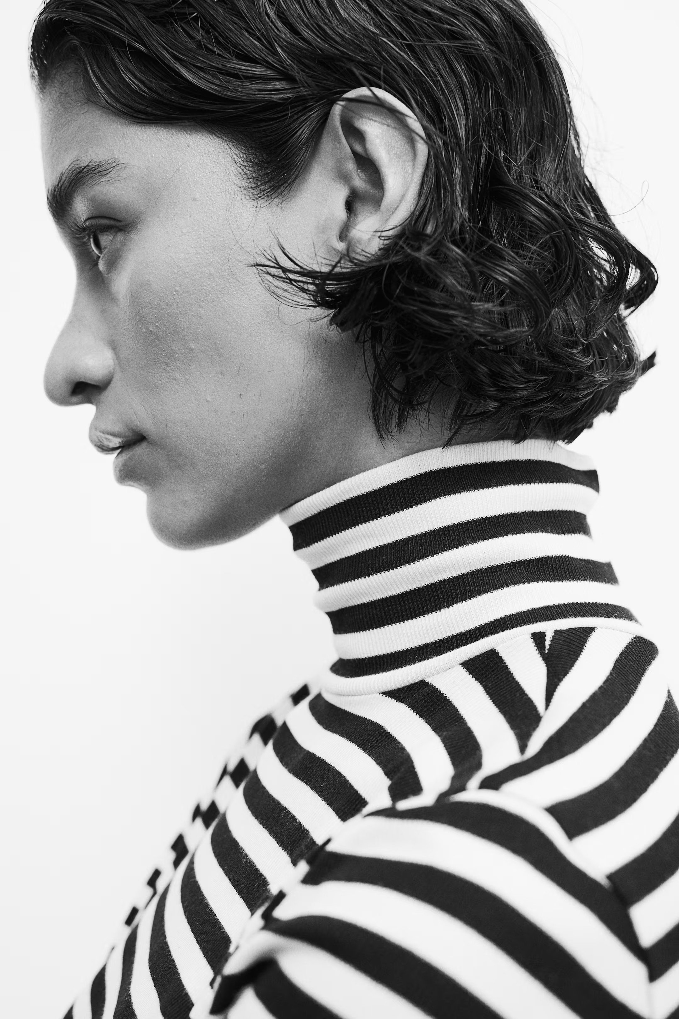Modal-blend Turtleneck Top | H&M (US + CA)