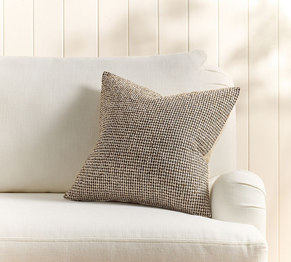 Bellmont Houndstooth Pillow Cover | Pottery Barn (US)