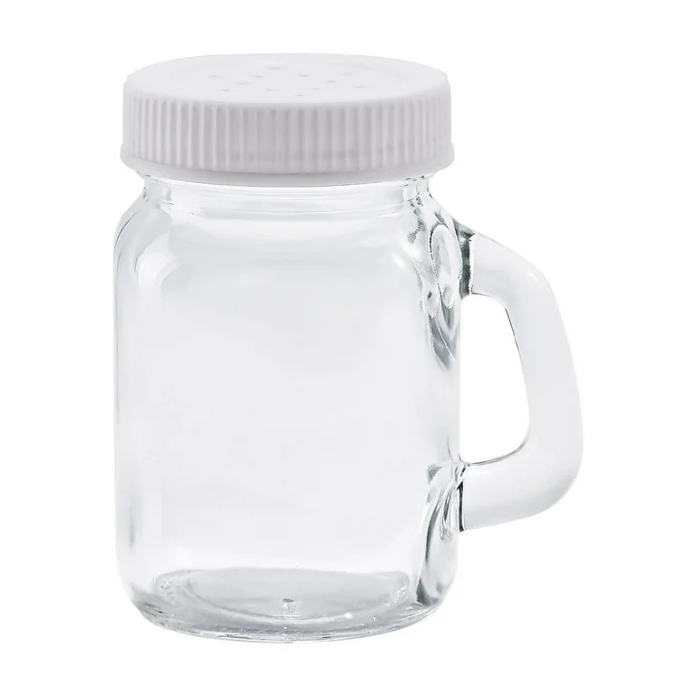 Mainstays Glass Salt and Pepper Spice Shaker Bottle, 4 oz Refillable Seasoning Shaker for Kitchen... | Walmart (US)