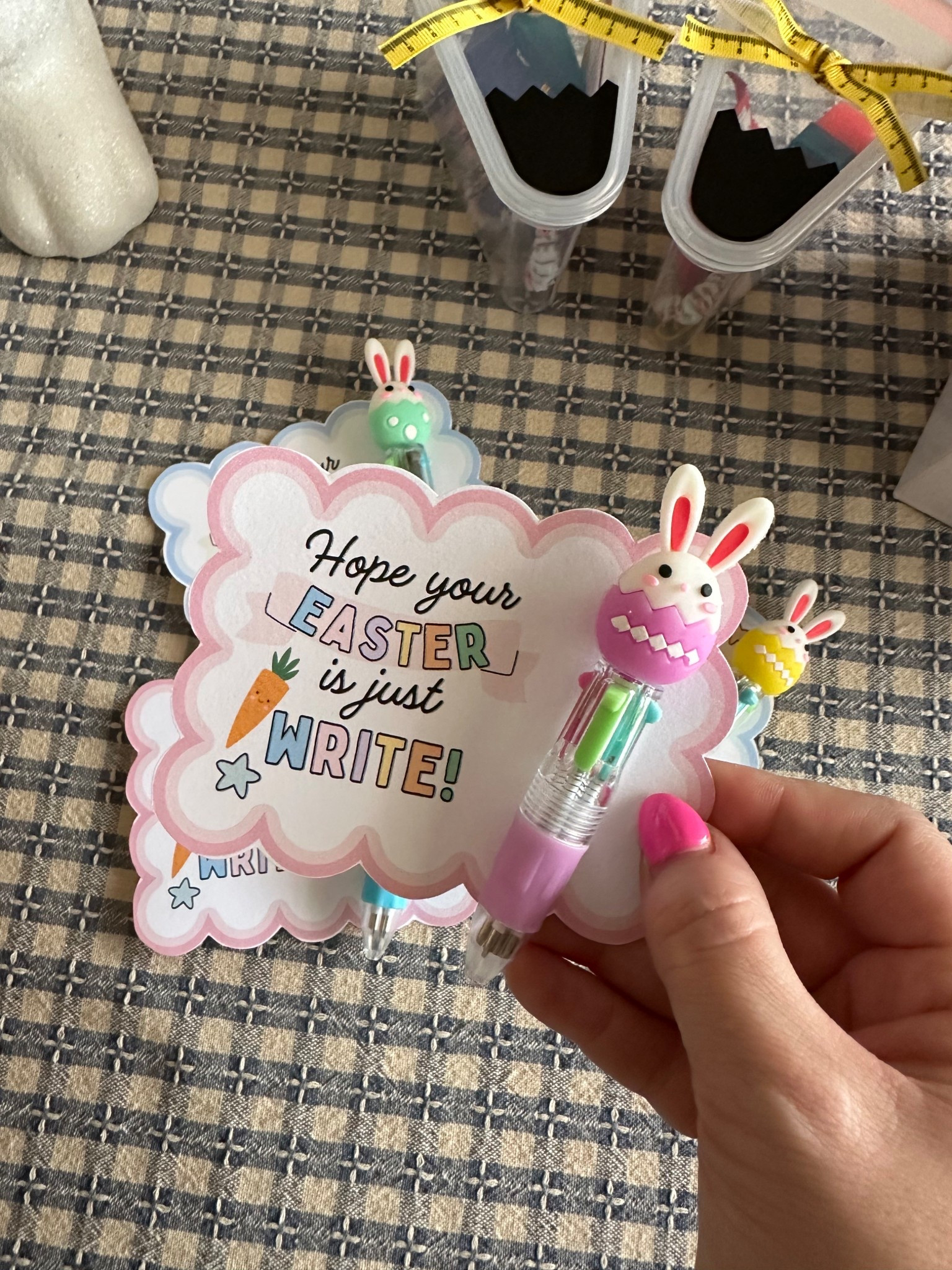 An easy and budget friendly class gift idea for Easter! Grab the free printable template on my IG page 

#LTKKids #LTKmomlife #LTKSeasonal