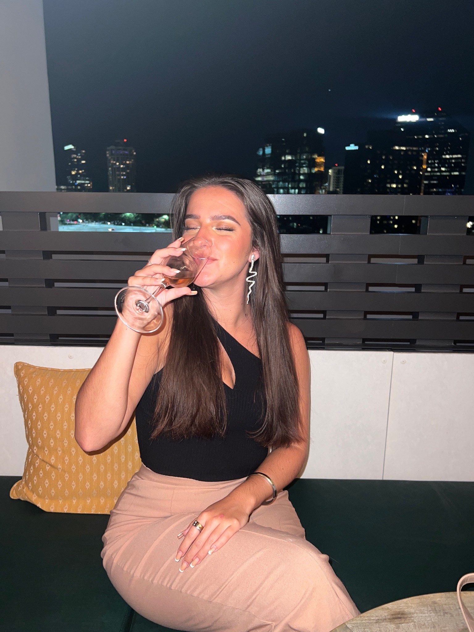 Rooftop dinner in the city outfit 

#LTKfit