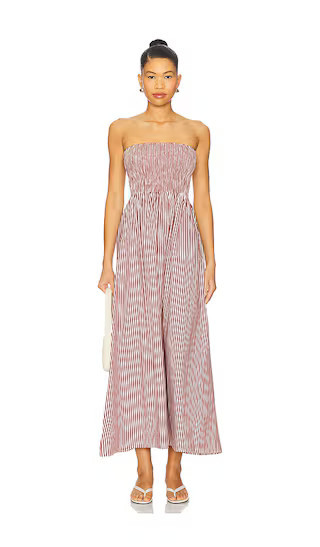 FAITHFULL THE BRAND Sanya Maxi Dress in Red. - size L | Revolve Clothing (Global)