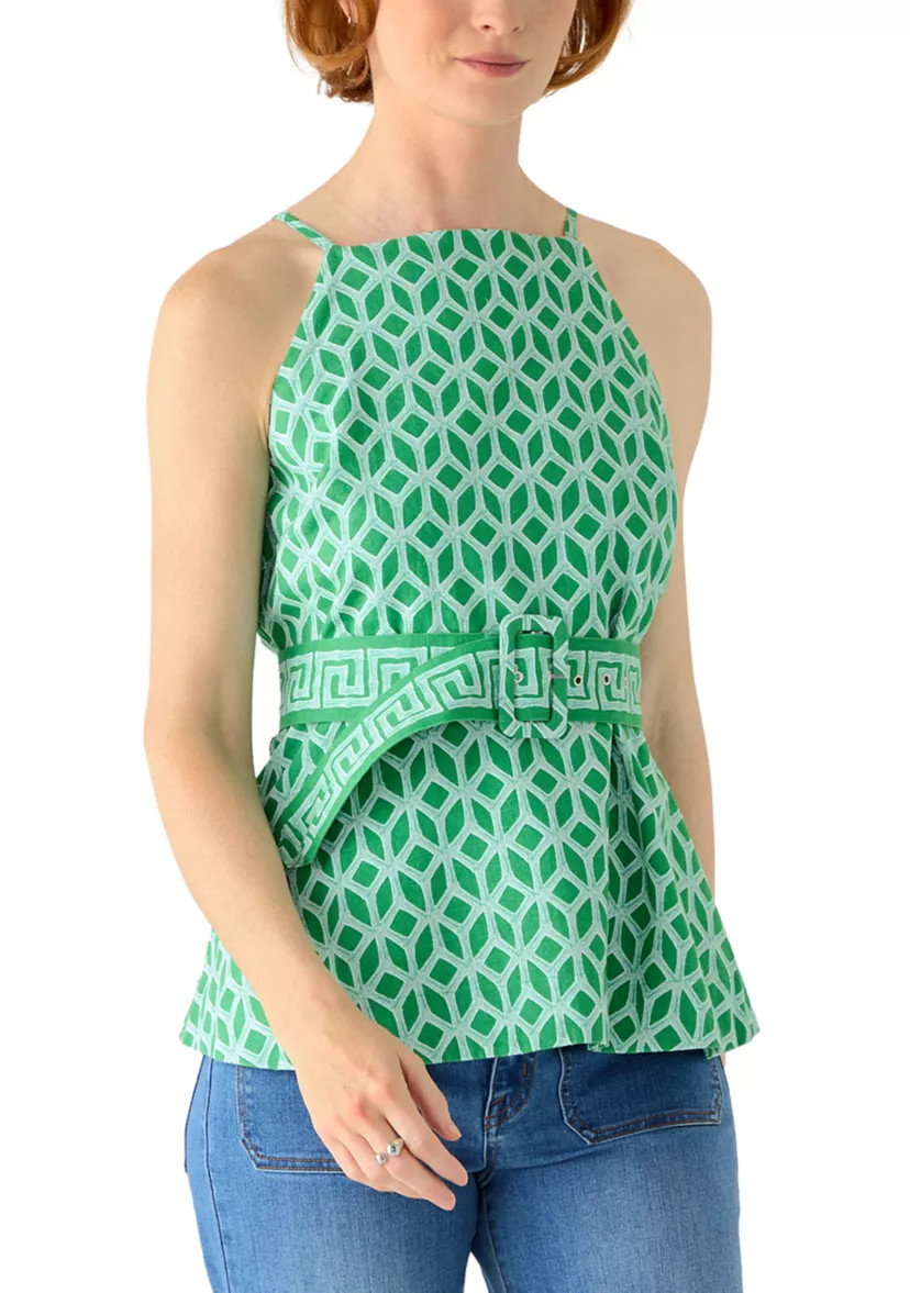 Women's Halter Belted Top | Belk