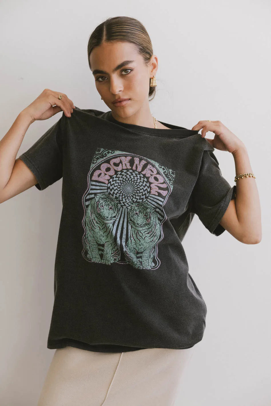 Psychedelic Tiger Graphic Tee | Böhme US