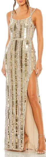 Halter Neck Embellished Detailed Back Gown | Nordstrom