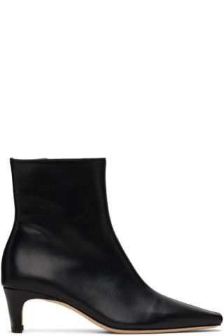 Black Wally Ankle Boots | SSENSE