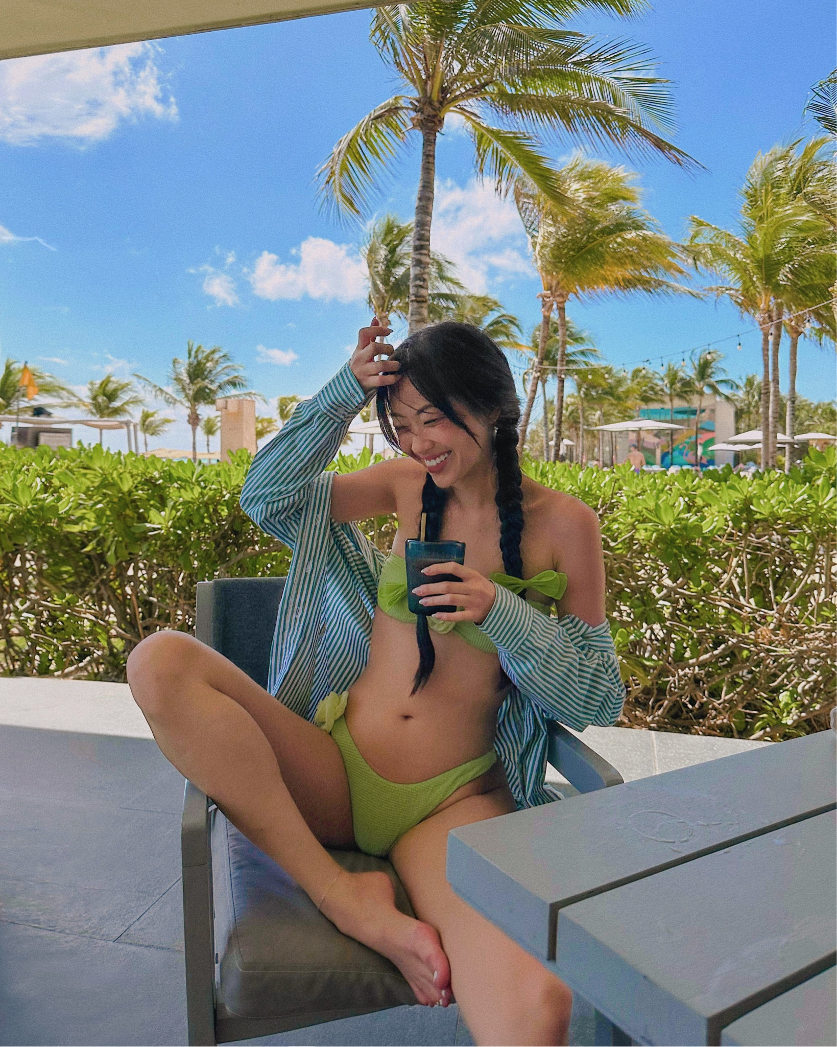 Almost summer! Some of my favorite green rosette bikinis at the moment 🌞🧚🏻🍃💚 

#LTKSwim #LTKSeasonal