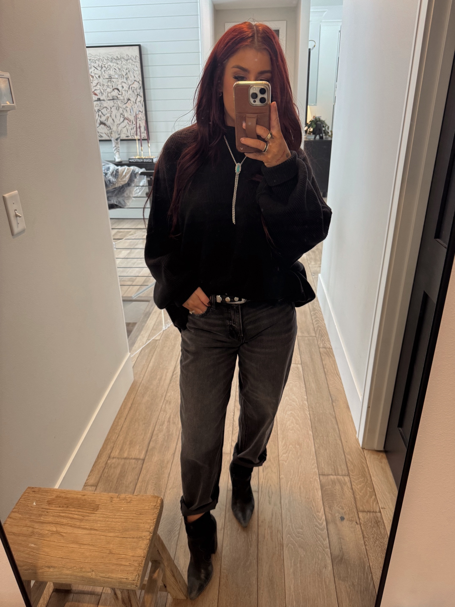 OOTD! 
Top: size S - very oversized, I would size down!
Jeans: size 2

#LTKStyleTip