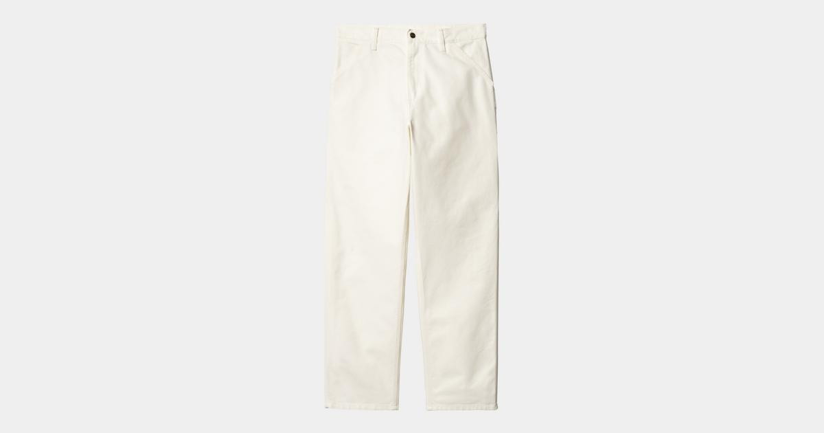 Carhartt WIP Single Knee Pant, Wax | Official Online Store | Carhartt WIP UK