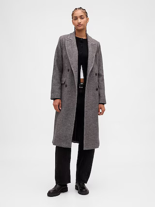 Wool-Blend Chesterfield Coat | Gap (US)