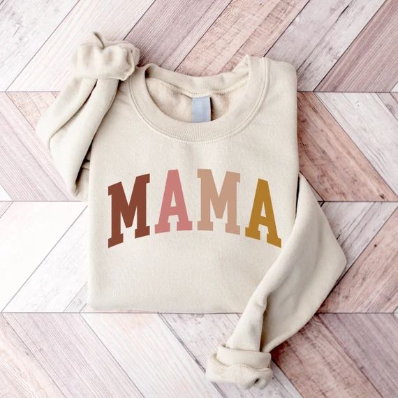 Mama Sweatshirt Mother's Day Gift Grandma Sweatshirt - Etsy | Etsy (US)