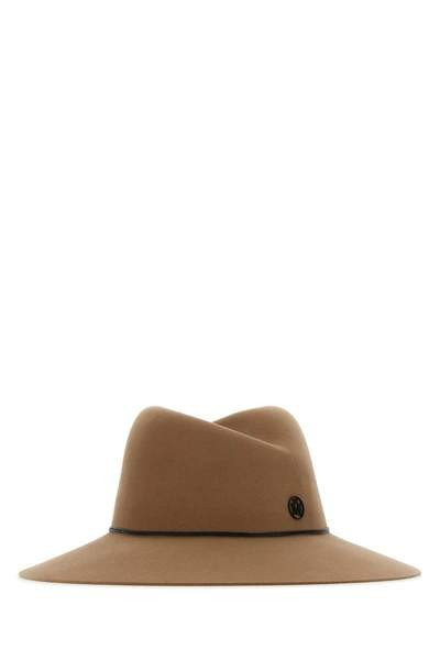 Maison Michel Logo Plaque Fedora Hat | Cettire Global