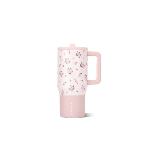 HydroJug Traveler 20oz Kids Insulated Tumbler with Handle, Wildrose | Amazon (US)