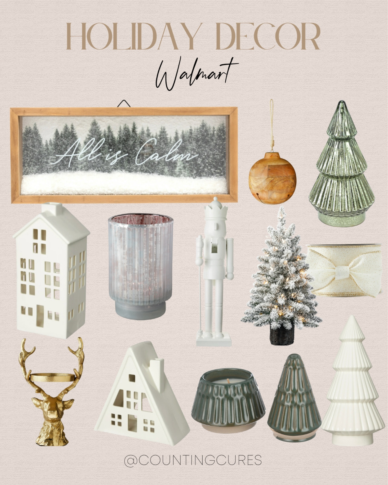Sprinkle some winter wonderland magic to your entryway, living room, kitchen, and bedroom with these charming holiday decor from Walmart!
#holidaypieces #decorstyling #homefinds #affordabledecor

#LTKSeasonal #LTKStyleTip #LTKHome