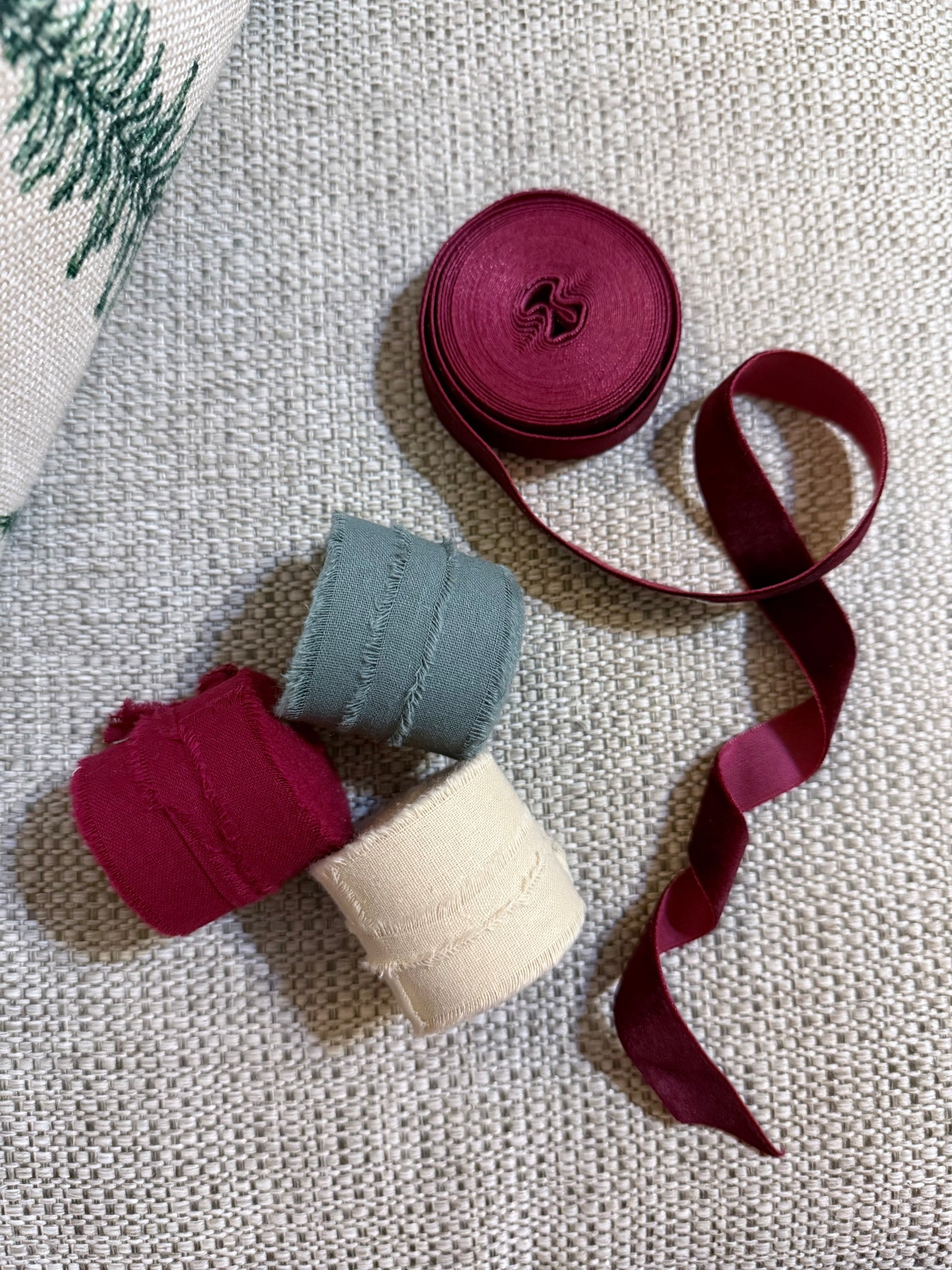 Christmas ribbons from Amazon. 




Gift wrapping ribbon, cotton ribbon, Velvet ribbon, gift wrapping supplies, ribbon, holiday ribbon #LTKCyberWeek 

#LTKHome #LTKGiftGuide #LTKHoliday