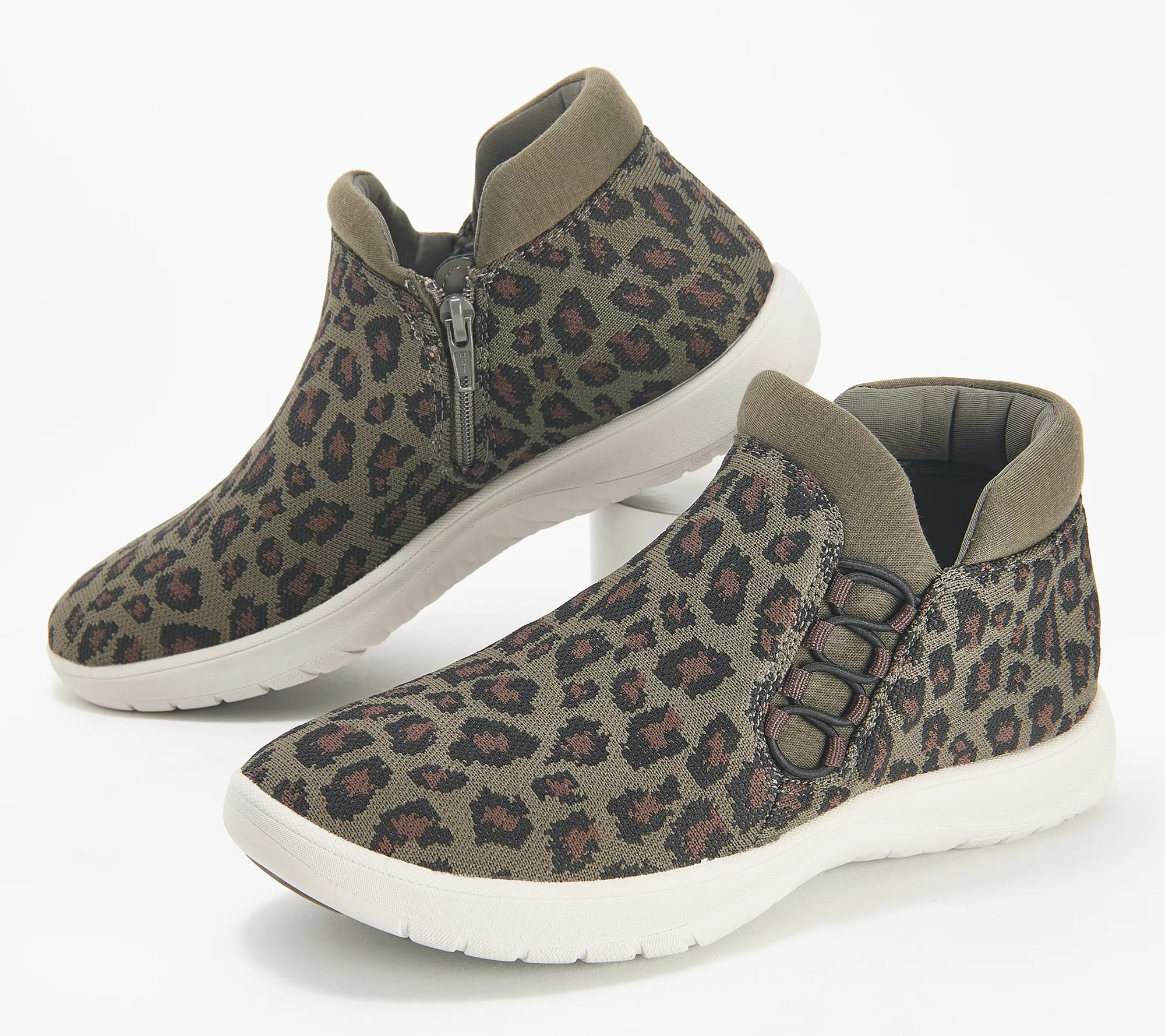 Clarks Cloudsteppers Washable Knit Booties - Adella Pine - QVC.com | QVC