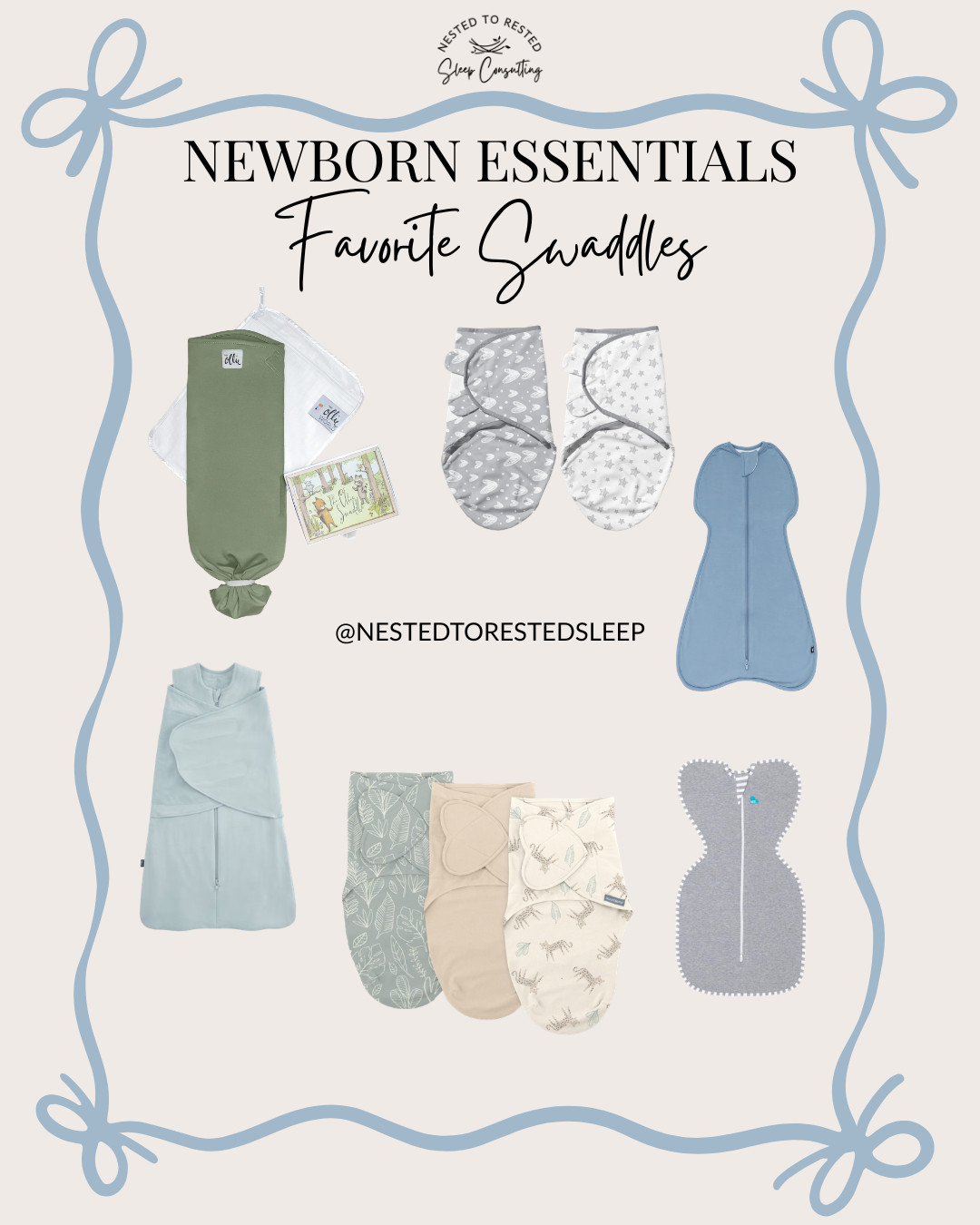 If your baby keeps breaking out of every swaddle 10 minutes after you finally got them down… these are the ones worth trying. 


These are my go-to swaddles for helping babies feel snug, secure, and calm without the stress of complicated wrapping at 2 AM. They create that cozy womb-like feeling babies naturally crave, which can help reduce startle reflex wakeups and make sleep feel a little easier for everyone.


As a gentle pediatric sleep consultant and mom of two, these are the swaddles I consistently recommend to exhausted new parents because they’re simple, effective, and actually stay put.


If you’re building your registry or are currently deep in the newborn trenches, save this post for later and shop all my favorites on my LTK.     



#newbornsleep #babyswaddle #babymusthaves #newbornessentials #postpartumlife #firsttimemom #sleepingbaby #babyregistry #momsoftiktok #gentleparenting #LTKbaby 

 #LTKmomlife #LTKBaby #LTKBump