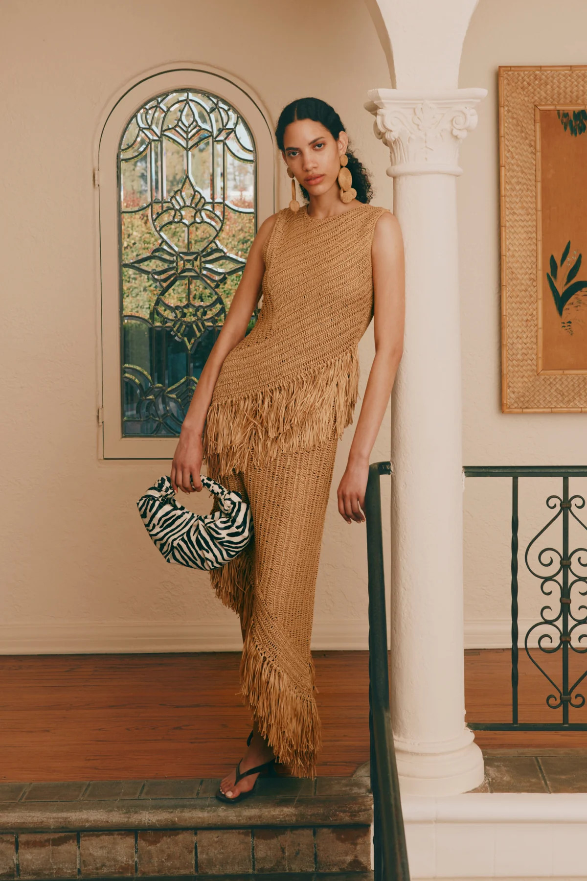 Beja Crochet Dress in Natural | SIMONMILLER | Simon Miller