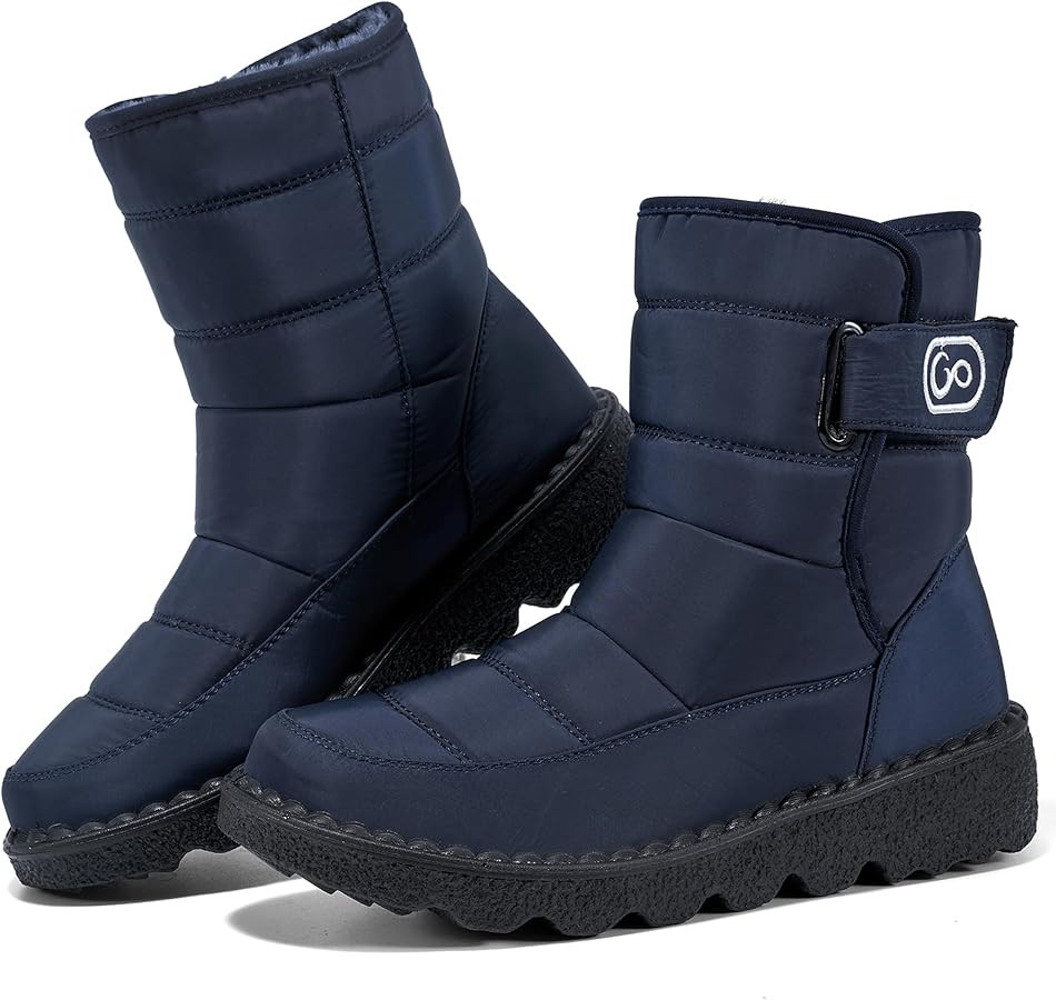 Ablanczoom Womens Winter Snow Boots With Warm Fur Lining Comfortable Booties Non Slip Waterproof ... | Amazon (US)