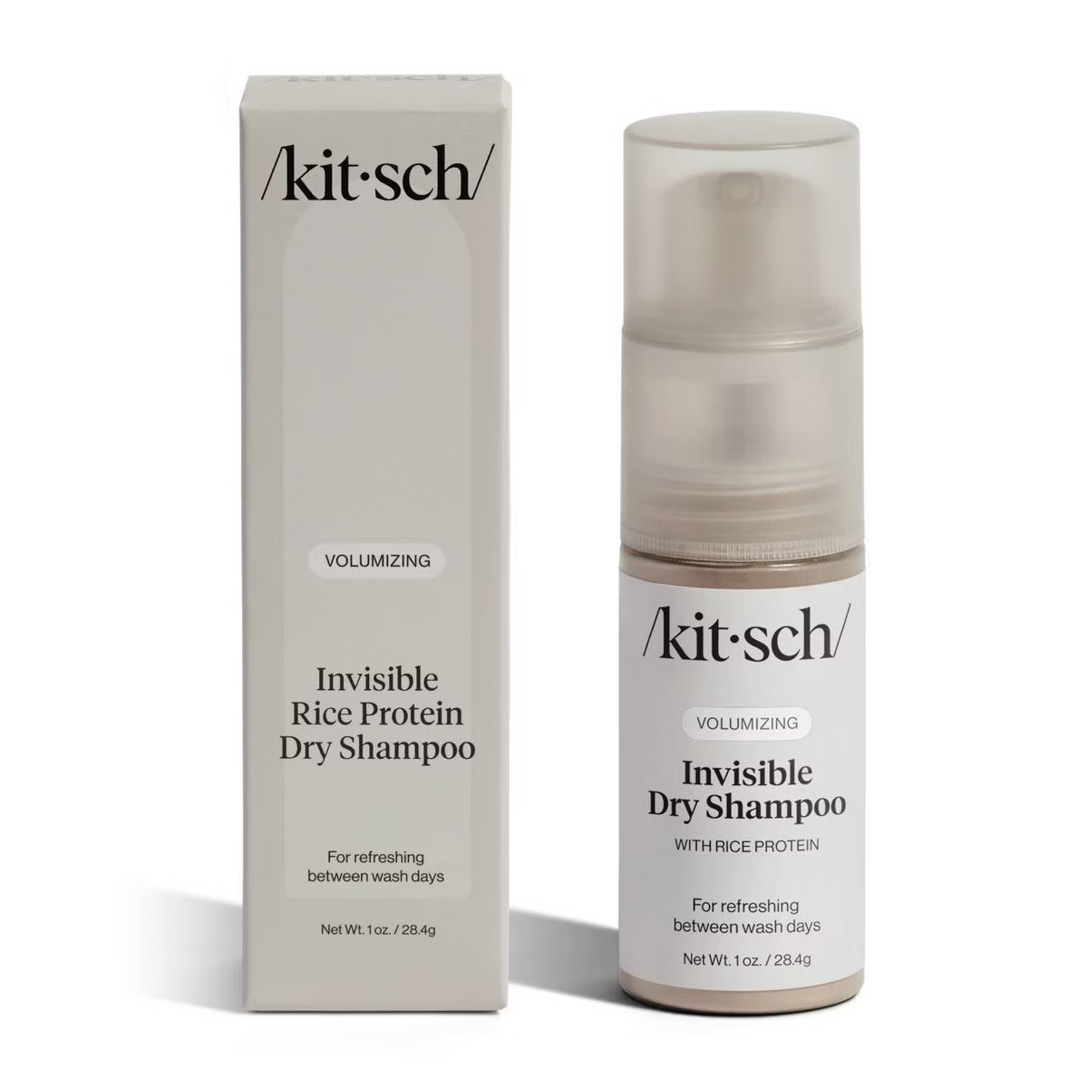 Kitsch Volumizing Rice Protein Dry Shampoo - Invisible - 1oz | Target